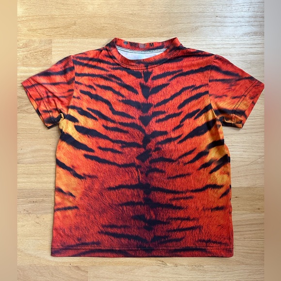 Yizzam tiger print Short Sleeve Kids Tee Sz m - Picture 1 of 5